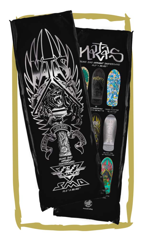 Featured image of post Natas Blind Bag Deck Natas kaupas santa cruz blind bag skateboard deck sma prismatic photo sequence